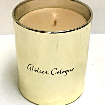 ATELIER COLOGNE CANDLES SILVER IRIS~ GOLD LEATHER SOLD SEPARATE NEW NO BOX 6.7oz