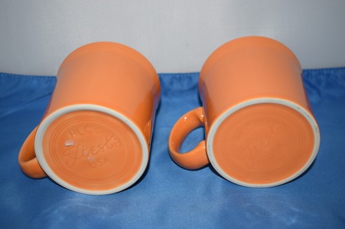 2X NEW Fiesta retired Happy Pumpkin Halloween Java Mug Fiestaware F-2 - Picture 3 of 4
