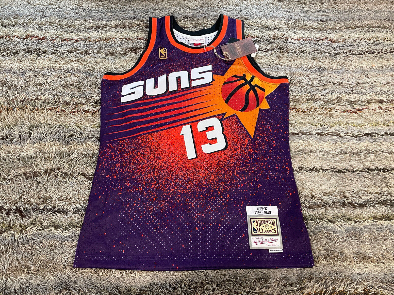 Mitchell & Ness NBA Phoenix Suns Steve Nash Swingman Gradient Jersey Mens Medium