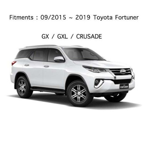 Non-Slip Black Dash Mat Cover for 09/2015 ~ 2019 Toyota Fortuner GX GXL CRUSADE - Picture 3 of 9