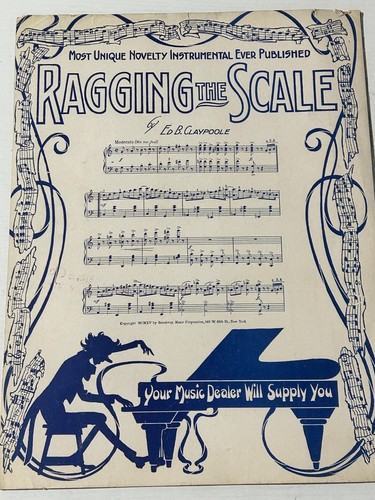 When Old Bill Bailey Plays The Ukulele Noten 1915 Black Americana Rare Rag - Bild 3 von 3