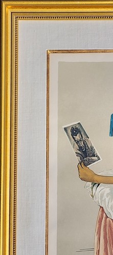 SUPER ART SALE! NORMAN ROCKWELL Original Lithograph "Dreamboats" HAND SIGNED - Picture 6 of 10