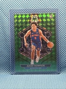 2023-24 Panini Mosaic - Rookies Green Mosaic Prizm #226 Ausar Thompson (RC)