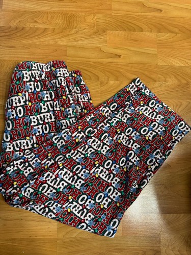 Joe Boxer XL Multicolor Christmas Ho Ho Fleece Drawstring Pajama Pants - Picture 2 of 5