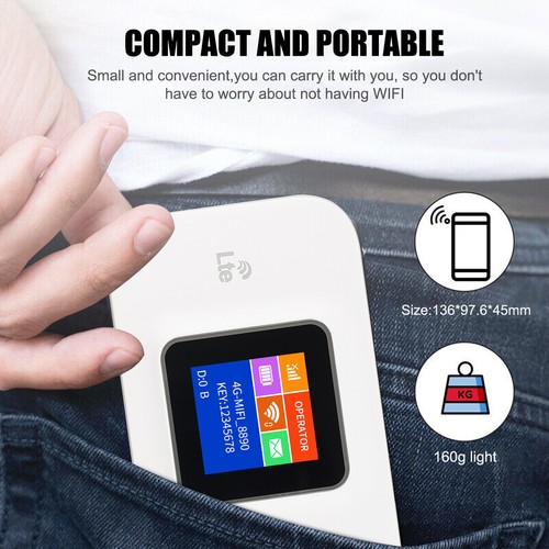 Wireless Unlocked 4G LTE Mobile Broadband Wifi Router Portable Modem Hotspot NEW - Picture 29 of 46
