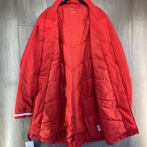 Nike Men's Dugout Full Zip Jacket Team Red White Size Large DC8335-657 - Picture 9 of 10