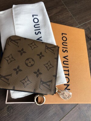 New Louis Vuitton Reverse Monogram Square Pouch | eBay