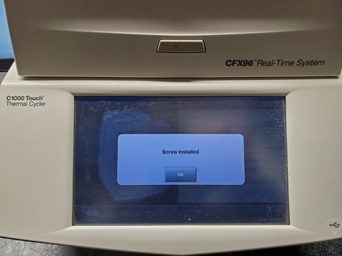 BIO-RAD C1000 TOUCH PCR THERMAL CYCLER CFX96 RT OPTICS MODULE, LAPTOP, SOFTWARE - Picture 14 of 19