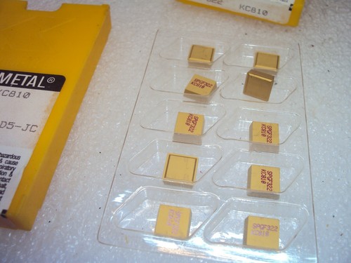 (30) Kennametal SPGF322 Square Indexable Carbide Turning Insert KC810 SPGR090308 - Bild 2 von 4
