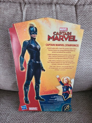 Hasbro Captain Marvel (Starforce) Super Hero Doll with Helmet 12 INCHES - Picture 2 of 2