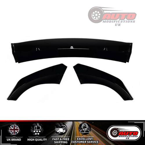 Ford Fiesta Mk8 Titanium Zetec T Front Bumper Splitter Spoiler Lip Wing 2018+ - Picture 8 of 9