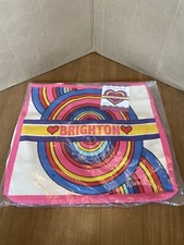 Brighton Love To Be Bold Rainbow Bright Canvas Tote Handbag D30194 NWT