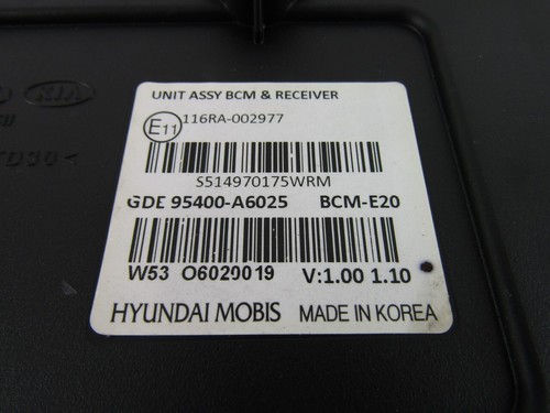 HYUNDAI I30 FD 2009 ASSY BCM Komfort Body Comfort Control 95400-2L105 - Bild 3 von 5