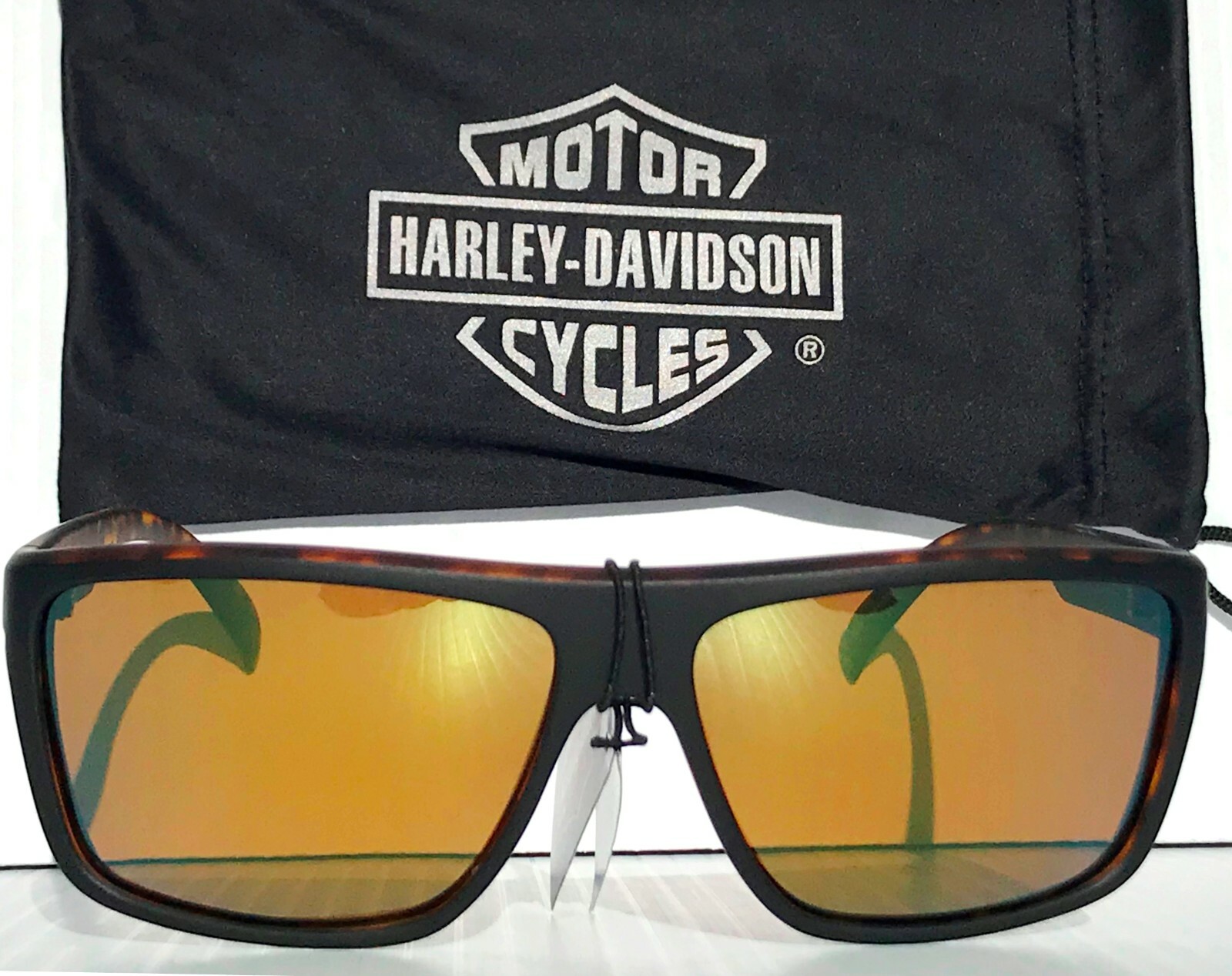 NEW* Harley-Davidson HD203 Tortoise Matte frame Bronze Green lens Sunglass