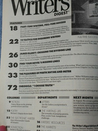Writer's Digest Magazine July 1996 Part time Success Make your Novel Move - Imagen 2 de 5