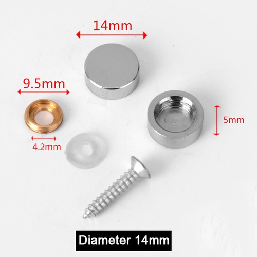 100PCS Brass Glass Mirror Nails Screws Sign Poster Artworks Gold Decorative Caps - Bild 15 von 20