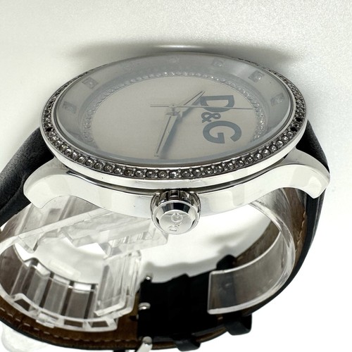 D&G Dolce & Gabbana Prime Time DW0515BK Quarz Strass Batterie ersetzt - Bild 8 von 17