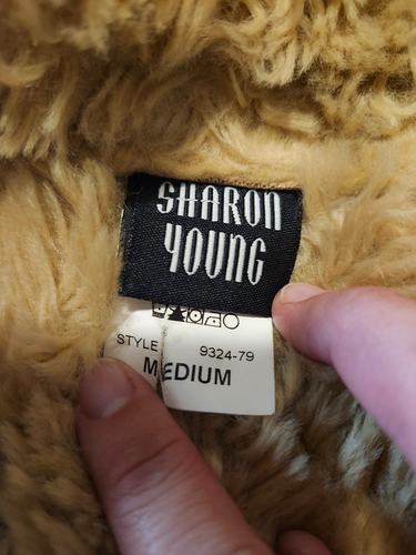 Sharon Young Damen Weste Damen Medium Blumen Kunstfell Pulloverweste Vintage - Bild 4 von 8