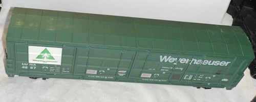 Life Like Ho LUNX 4687 Weyerhaeuser 55’ Thrall Door Box Car! - Picture 3 of 3