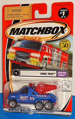 Matchbox 2002 Hometown Heroes Series #1 King Tow blau All Star Towing