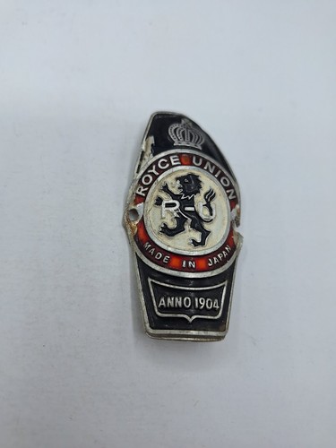 Vintage Royce Union Bicycle Head Badge Anno 1904 - Picture 2 of 4