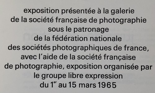 PHOTOGRAPHIE expressions photographiques 65 rare catalogue d'exposition (1965) - Picture 2 of 5
