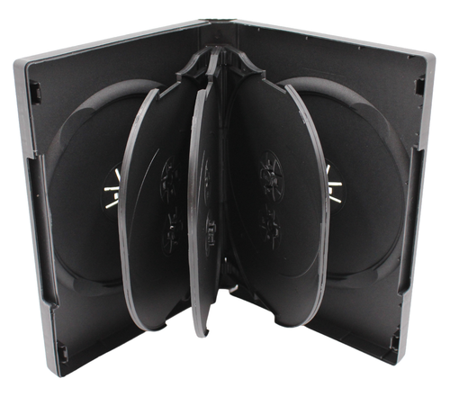 New Standard Premium Black DVD Replacement Movie Shell Storage Cases 1-12 Discs - Picture 23 of 40