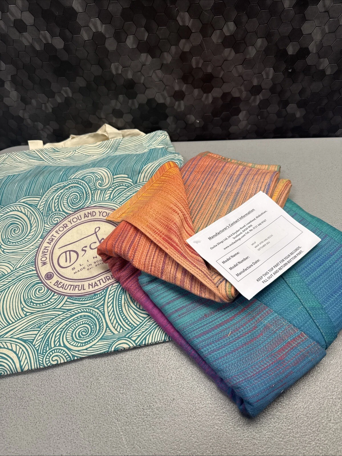 OSCHA SLINGS MATRIX AURA BABY WRAP SIZE 4
Opens in a new window or tab