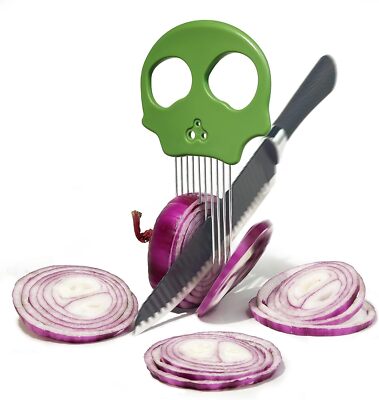 Funny Onion Cutter & Egg Slicer Multi-Function Vegetable Cutter Herb Stripper