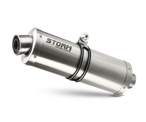 Scarico Storm by Mivv Oval acciaio inox per Benelli TRK 502 X 2018 > 2023 - Bild 3 von 5