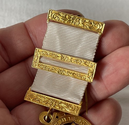 Vintage Royal Arch Masonic Masons Freemasons Breast Jewel #258 - Imagen 2 de 7