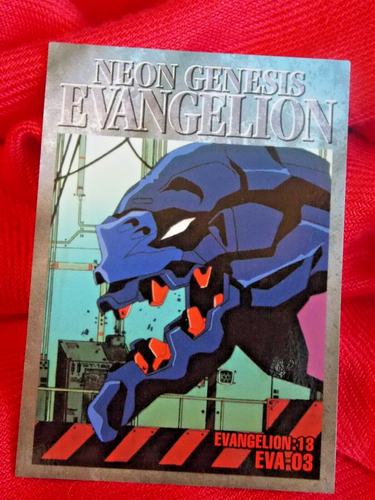Tarjeta coleccionable EVANGELION 1997 PARTE 2 EVA-03 EV13 BANDAI ENVÍO AL REINO UNIDO 🚚 ANIME