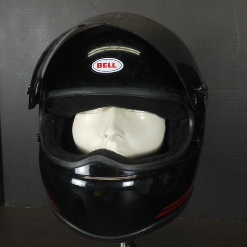 Seltener BELL Vintage Turbo Sport Helm Größe 7 3/8" 59 Motorrad Integralhelm RAD - Bild 10 von 21