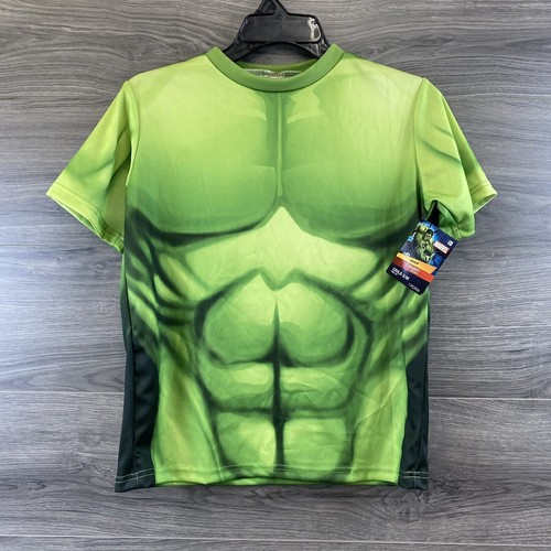Marvel Comics Hulk Child S/M T Shirt HULK Halloween Costume Style Dress Up Shirt - Picture 1 of 6