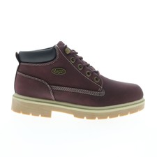 Lugz Drifter Lx Wdrlxgv-6004 Womens Burgundy Synthetic Chukkas Boots 7.5