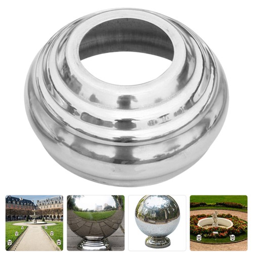 Displaying Gazing Ball Stand Stainless Steel Ball Base Flagpole - Picture 4 of 12