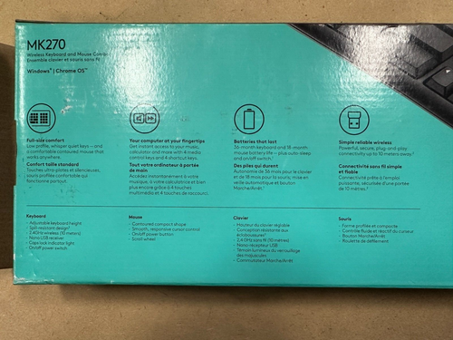 Logitech MK270 wireless keyboard and mouse - Picture 5 of 5