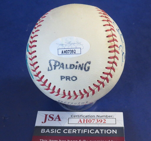 Bobby Murcer & Ed Kranepool Insc "Best Wishes" Signed N.L. Baseball JSA AH07392 - Picture 5 of 5