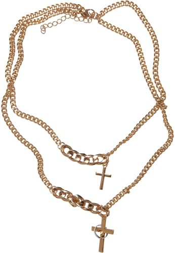 Urban Classics Various Chain Cross Necklace Fashion Jewellery - Picture 2 of 7