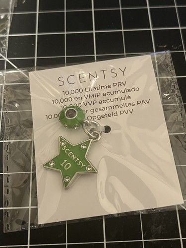 Breloque neuve Scentsy 10 Consultant décernée 10 000 PRV pour bracelet - Photo 2/4