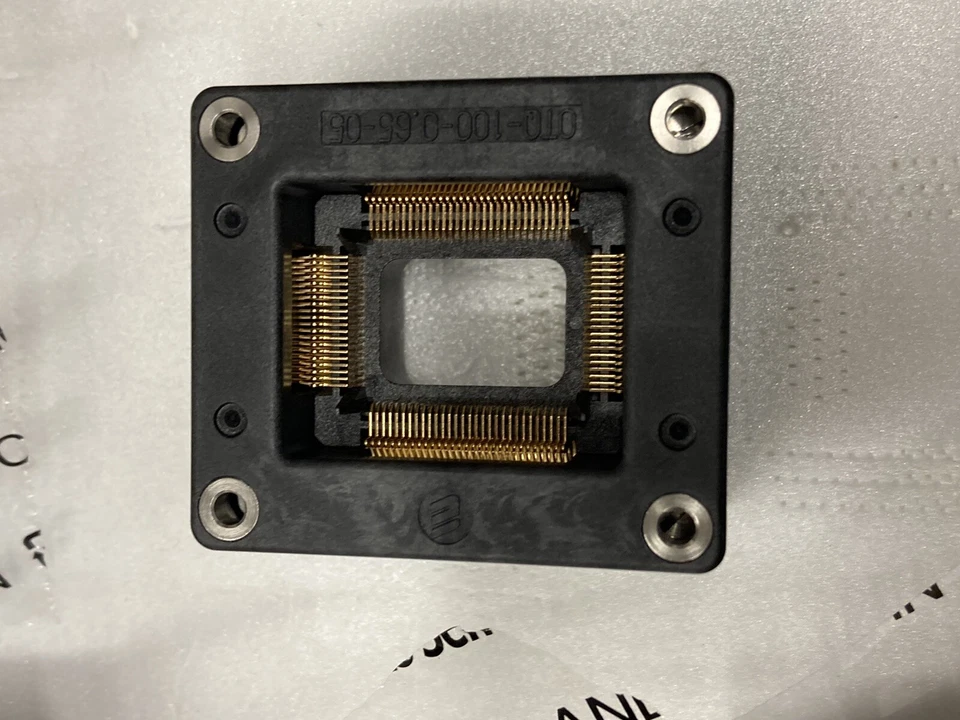 Enplas OTQ-100-0.65-05 Burn-In Socket QFP100 Pin QTY:10 - Image 3 of 4