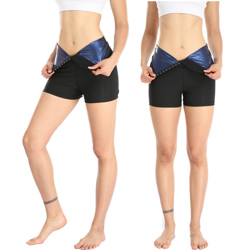 Women Sauna Body Shaper Slimming Leggings Thermo Sweat Pants Thigh Waist Trainer - Picture 29 of 40