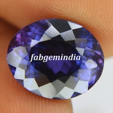 10 Ct Certified Kashmiri Natural Sapphire Blue Oval Cut Loose Gemstones