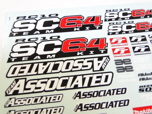 **NEW ASSOCIATED SC6.4 Body DECAL Sheet ADC - Picture 3 of 3