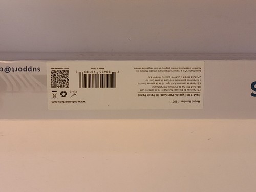 Cable Matters 180011-CAT6 24-Port Rackmount or Wallmount Patch Panel - Picture 4 of 4