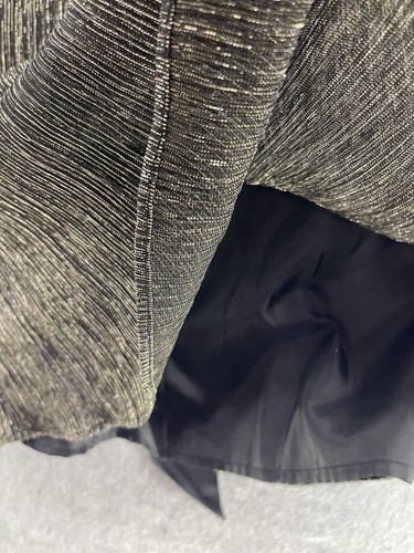 Karin Stevens Women's Party Dress Black Size 8 Sleeveless Metallic Belted Keyhol - Picture 9 of 17