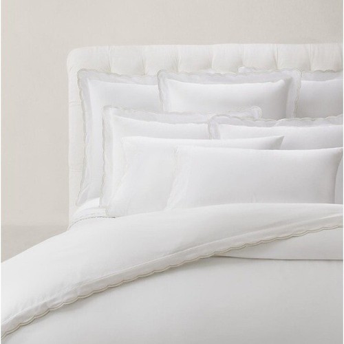 Ralph Lauren Home Malin Jakobsmuschel 500 Fadenzahl Queen Flachblatt - Bild 2 von 6