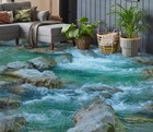 3D River Stone N2651 Floor WallPaper Murals Floor Print Decal Eve 2024