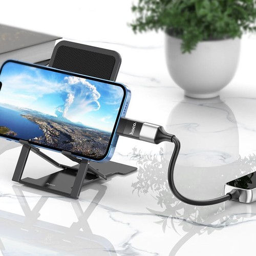 Hoco UA17 Adaptateur Mâle vers USB-C Femelle | Convertisseur Charge Rapide 2A - Photo 3 sur 9