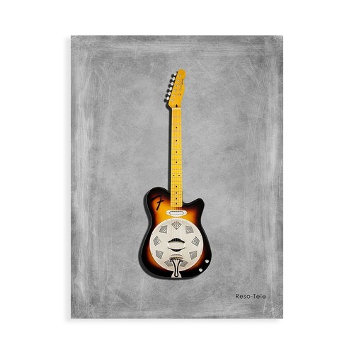 Leinwanddruck auf Papier Poster oder Gemälde Rogan Mark Fender Retoure Tele - Bild 1 von 2